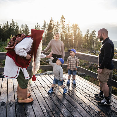 Private Meeting with Santa Claus in his cottage in Lapland