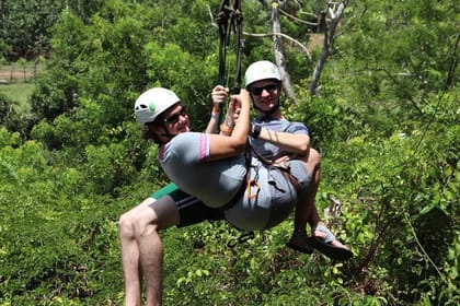 Roatan Zipline, ATV Buggy Ride + Sloths & Exclusive Beach Access