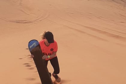 Private Morning Desert Safari with Camel Ride Falcon Photos