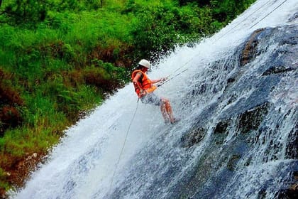 Waterfall Abseiling with Kingfisher Tours Sri Lanka