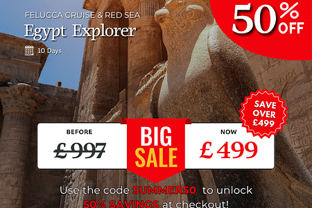 Egypt Explorer: Nile Felucca Cruise & Red Sea Relaxation Adventure