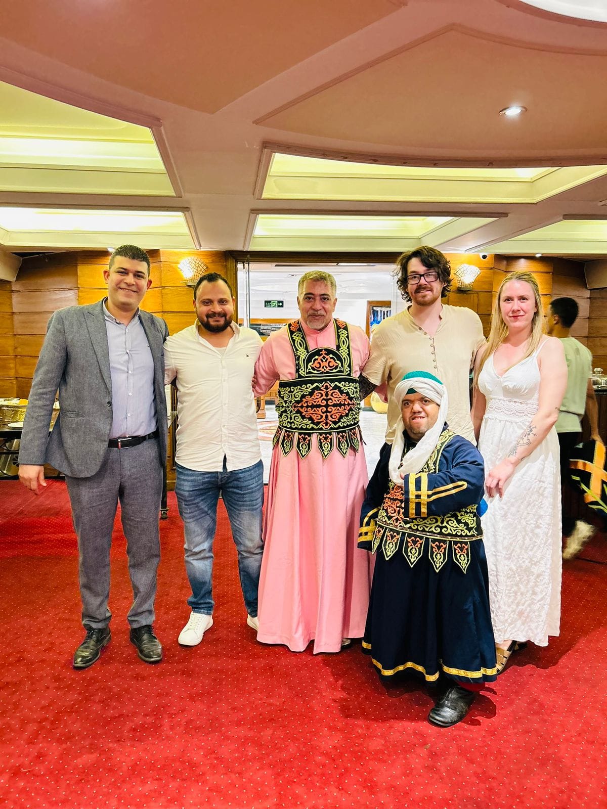 Visitors experiencing Egypt luxury holidays with private Nile dinner cruise Cairo.
