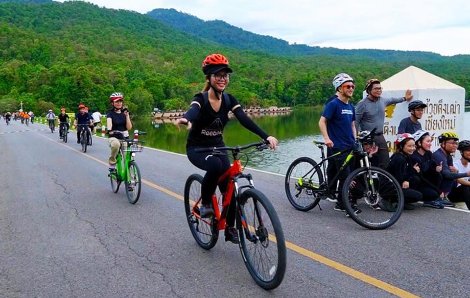 Bike Tour from Chiang Mai to Huay Tueng Thao Reservoir