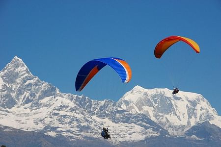 30 Minutes Paragliding in Pokhara including pick up from your hotel in Lakeside.