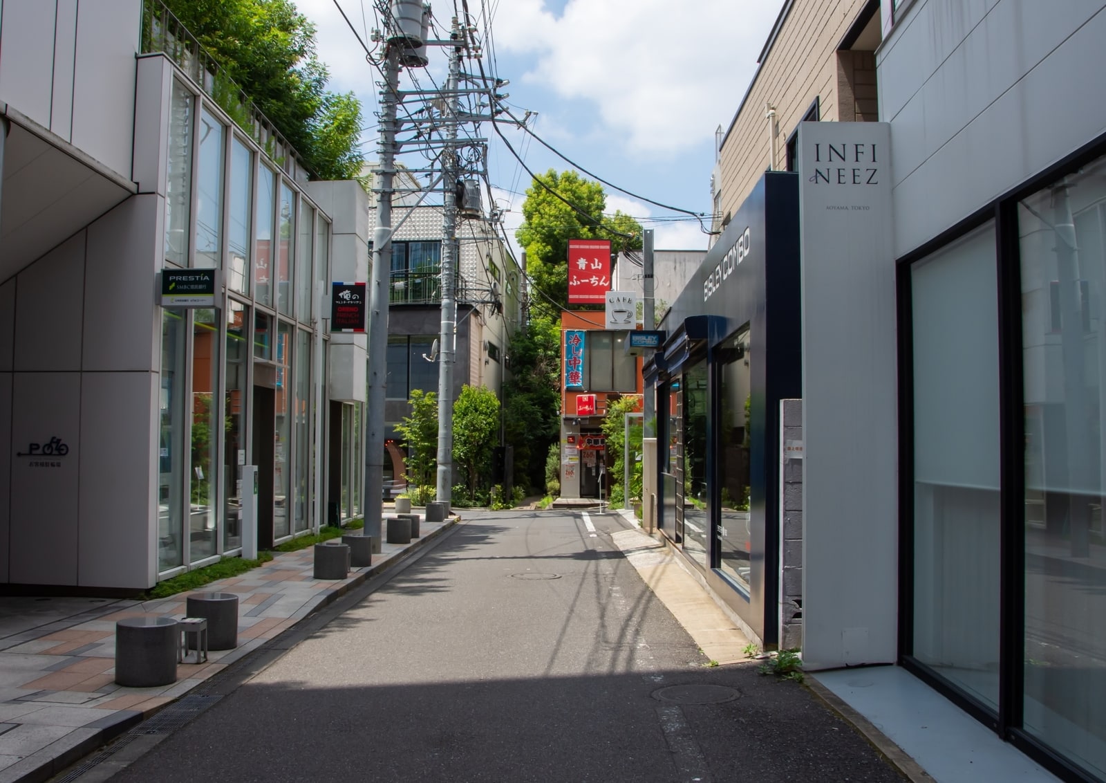 Omotesando backstreets in Harajuku