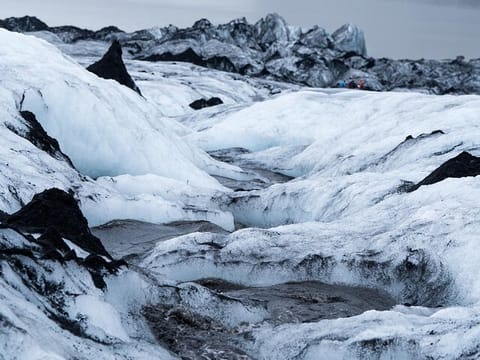 You'll see many beautiful formations on the glacier.