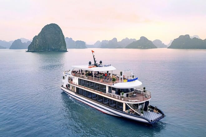 Halong Bay Day Tour Diamond Era Cruise (Indian Set Menu Optional)