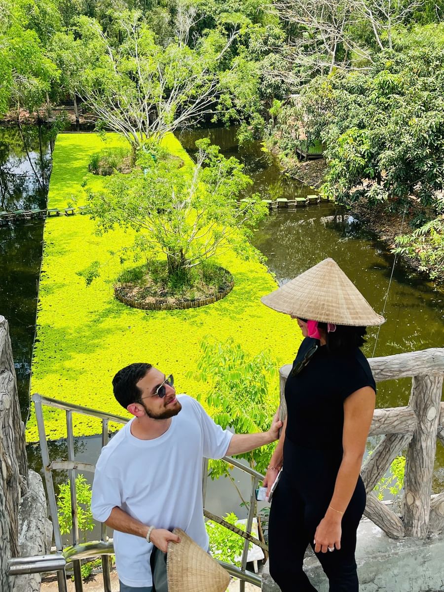 Mekong Romantic Experiences: Nature Reserve Exploration & Floating Market Adventure
