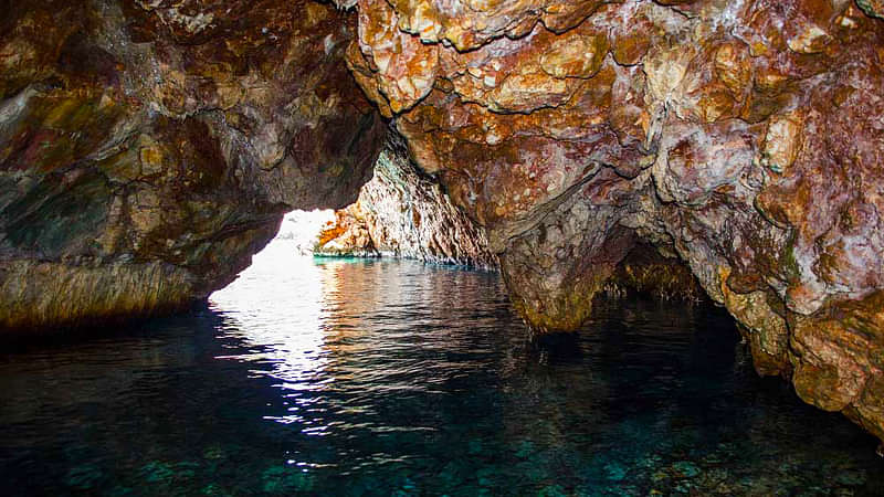 Inside Rina cave