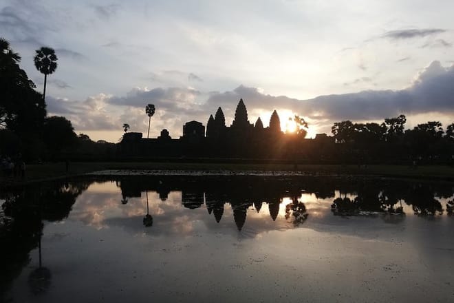 Sunrise at Angkor Wat Temple
