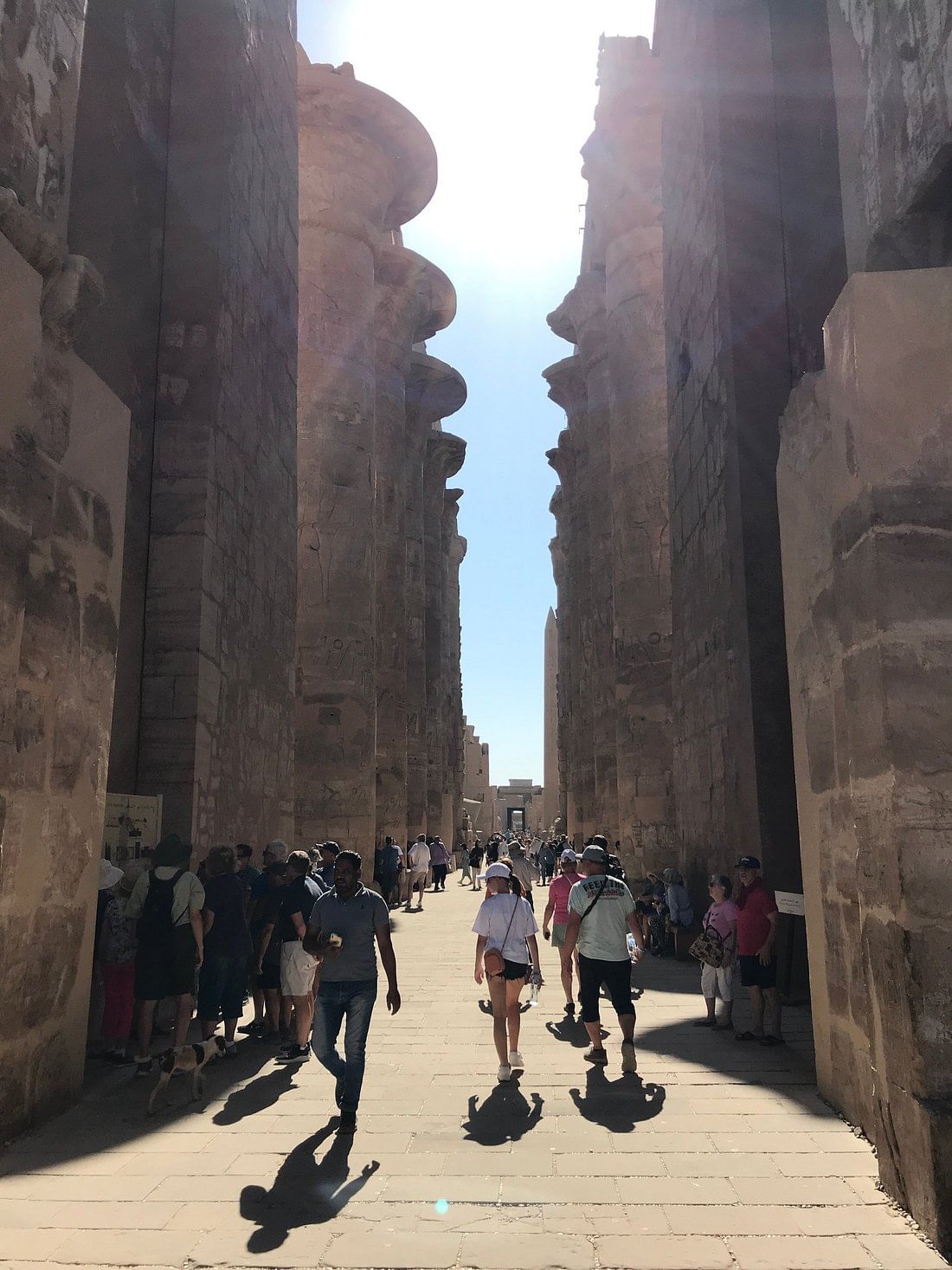 Sala hipóstila, templo de Karnak