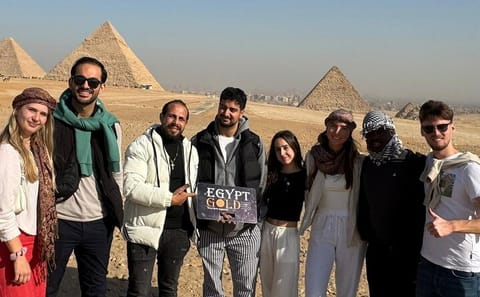 Cultural Tour of Giza Pyramids and Saqqara with Camel Ride