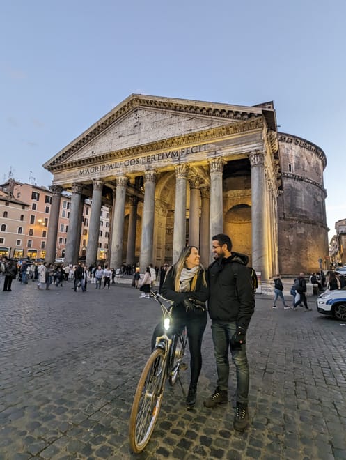 Rome at sunset is magic on two wheels photo 4