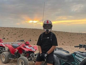 Magical dinner show and camel ride & Quad Bike in Agafay desert