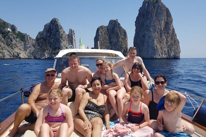 2) Private boat tour to Capri from Sorrento on 38 feet Apreamare 6