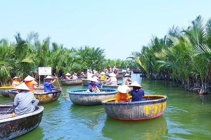 Entry Ticket: Basket Boat Ride in Cam Thanh Coconut forest