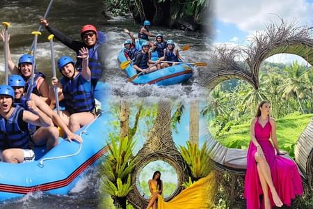 Ubud White Water Rafting and Swing Adventure in Bali
