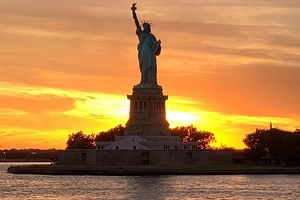 Statue of Liberty Sunset Sightseeing Cruise & New York City Sky Line Pier 36