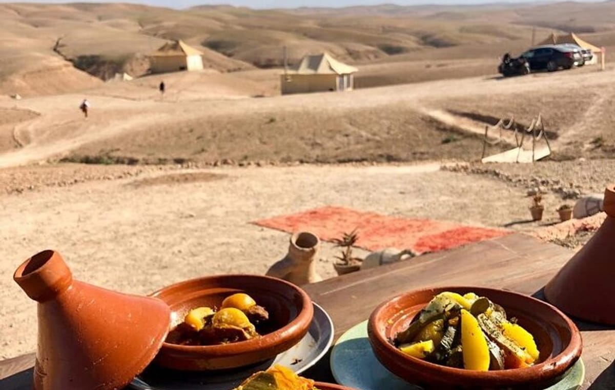 Dinner in Agafay Desert with Camel Ride or Quad Bike