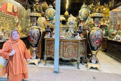 Cairo Khan el Khalili Market & shopping with lunch Koshary