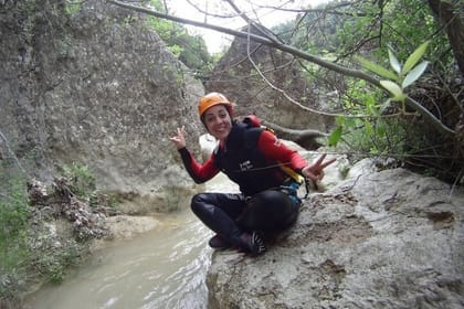 6 Hour Canyoning Experience in Agios Loukas Gorge from Athens