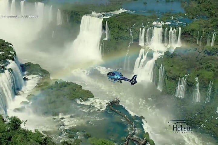Helicopter Flight over Iguazu Falls