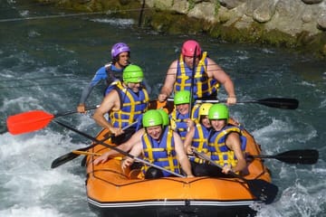 Rafting, Zipline & Canyoning with Lunch & Transfer from Alanya