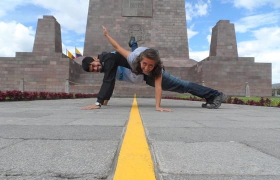 Private Middle of the World (Mitad del Mundo) and Pululahua from Quito.