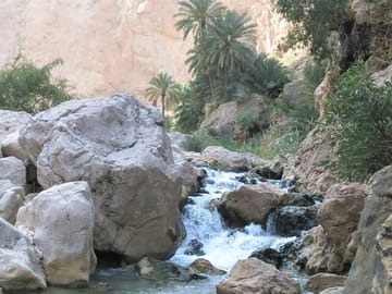 Adventure Tour to Wadi Shab and Bimmah Sinkhole from Muscat