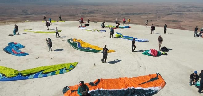 Paragliding at Kik Plateau 6