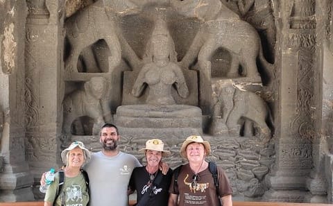 Ellora Caves and Daulatabad Fort Tour from Aurangabad