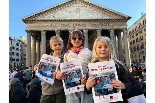 Family Golf Cart Tour of Rome