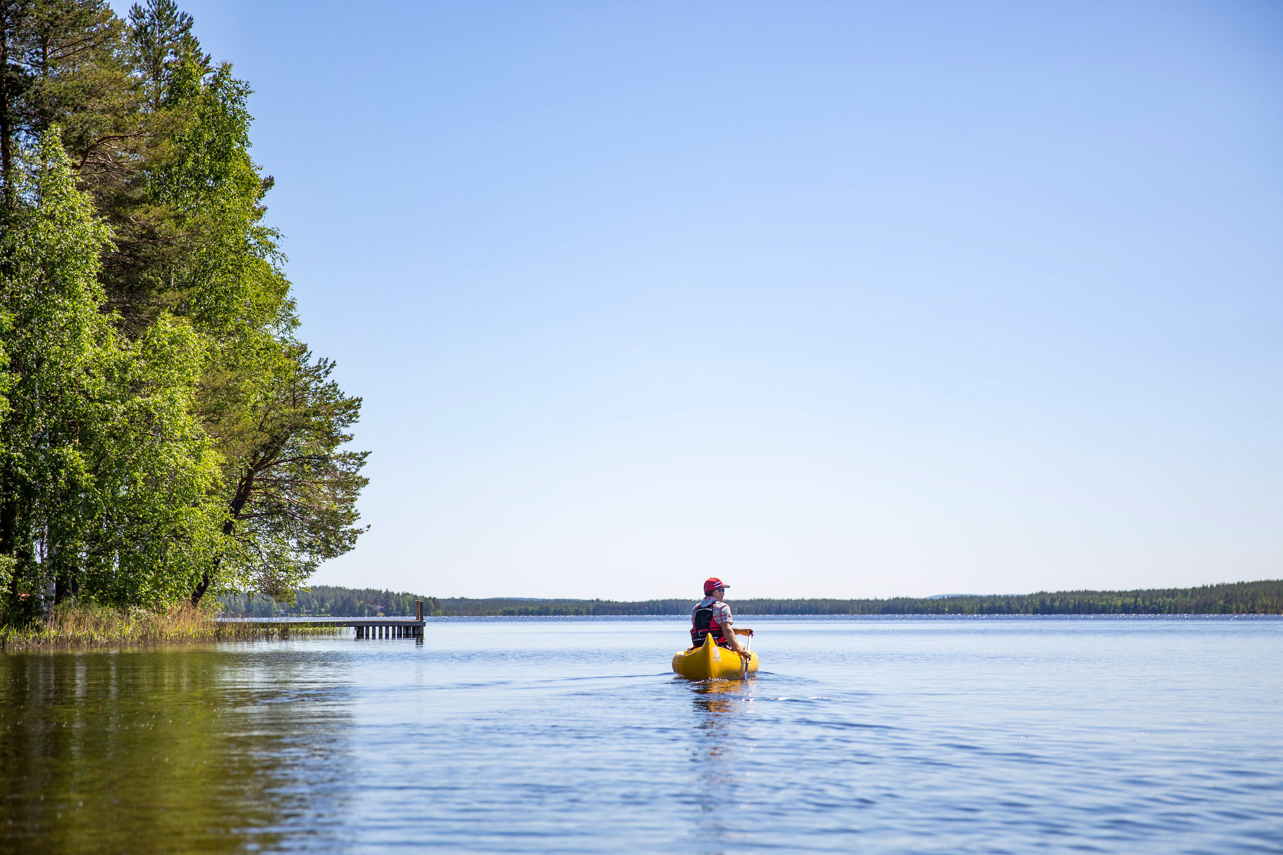 Canoeing trip in Rovaniemi