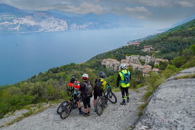 E-Bike Tour from Malcesine to Campo, the Ghost Village