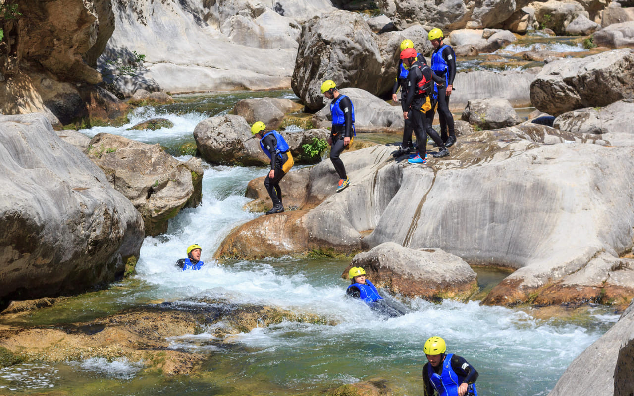 Basic Canyoning on Cetina River 7
