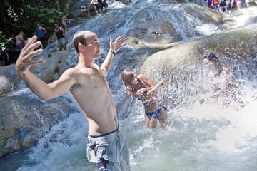 Dunn's River Falls and Luminous Lagoon Tour from Montego Bay