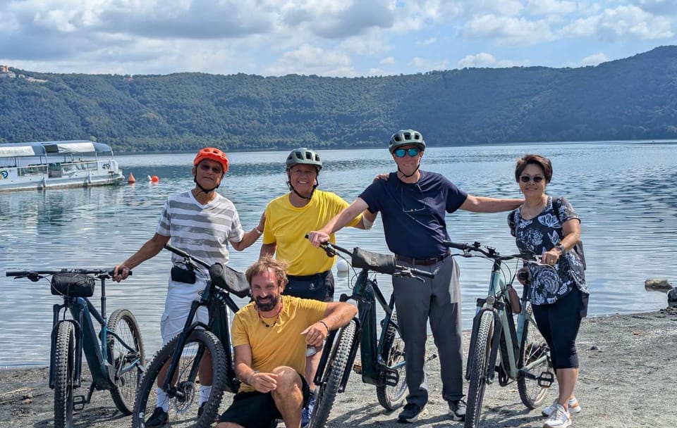 E-bike Tour of Appia Antica and Castel Gandolfo from Rome