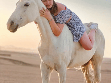 Horseback Riding Adventure in Hurghada: Desert, Beach, and Swimming