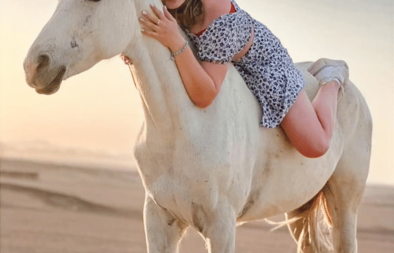 3-in-1 Horseback Riding: Desert + Beach + Horse Swimming + Photo/Video – Hurghada Duration: 3 hours