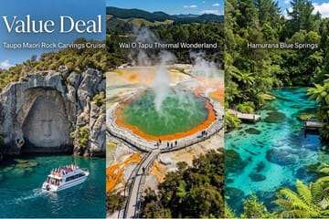 Private Day Tour of Wai-O-Tapu and Huka Falls from Auckland