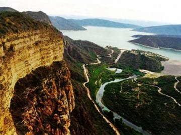 Juramento river panoramic view