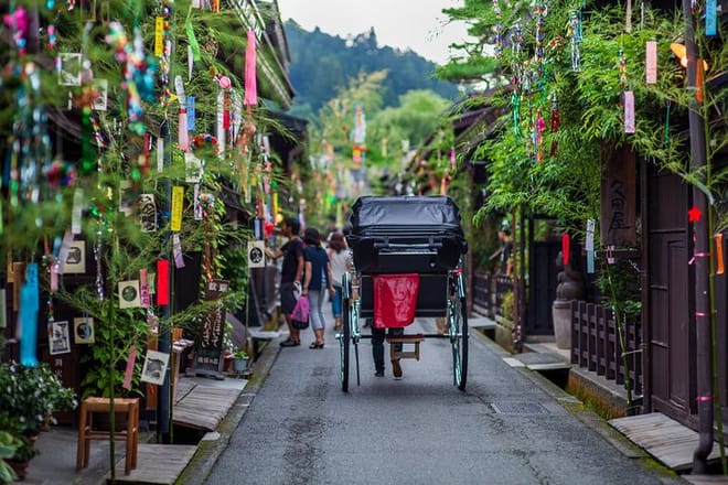 Virtual Rickshaw Ride Experience in Takayama 4