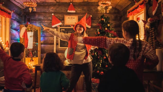 Elf Hat Academy in Santas Village