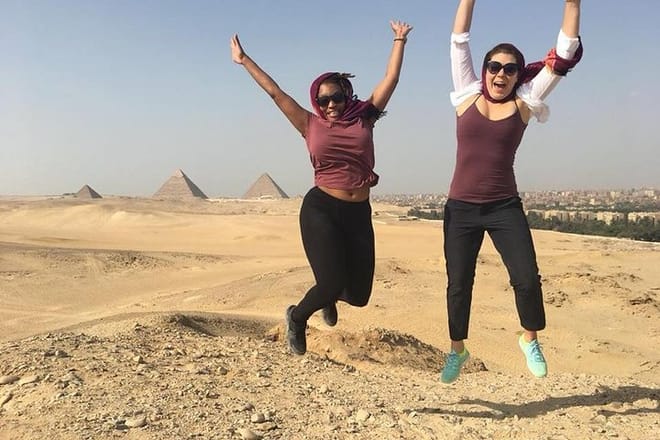 Giza Pyramids and Sphinx