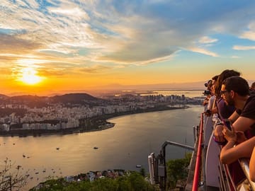 Sunset view from Sugarloaf Mountain