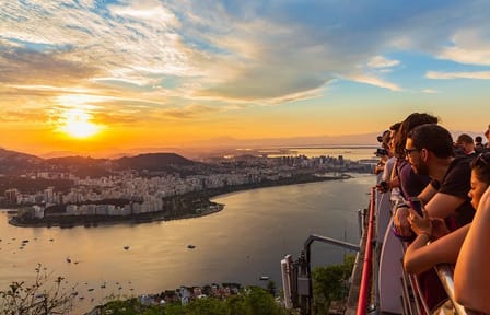 Christ The Redeemer & Sunset At Sugarloaf