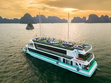 Sunlight Cruise Halong Luxury Day Trip from Hanoi by Expressway