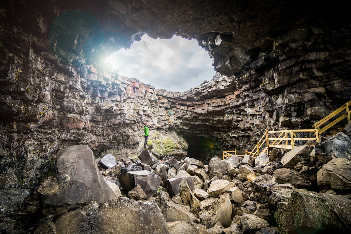 Víðgelmir Lava Cave, Iceland