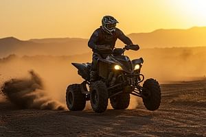 Marrakech Agafay quad bike camel ride with diner music fier show 