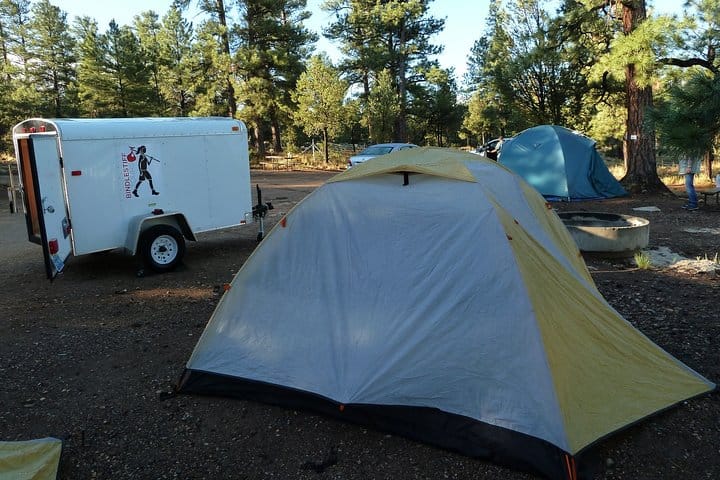 Camping.